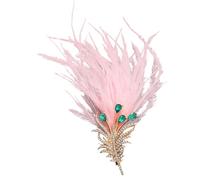 Broche De Pavos Reales De Metal Detallado Diseños De Plumas Decoración Ropa De Noche Negocio Para Ella Elegante Broche De Plumas