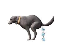 Broche de perro para fiesta de cumpleaños, divertido diseño de caca de perro para sombrero para mujeres y niños, 5.5cmx3cm, Plástico, como se describe en