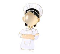 Broche de personaje de cocinero de dibujos animados Adorable, Pin para expresión de diario o regalo para personas queridas, Pin con distintivo