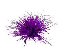 Broche de pluma para mujer Alfileres de ramillete de plumas, broches de plumas, alfileres de solapa de plumas de avestruz, accesorios de joyería(Color-02)