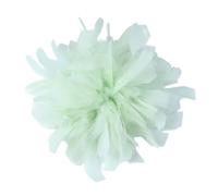 Broche de pluma para mujer, elegante, juego de 1 flor de pluma artesanal de 20 cm, accesorio de moda para disfraces, vestidos de cóctel, boda y desfiles, estilo clásico y chic, one size, pluma