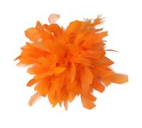 Broche de pluma para mujer, elegante, juego de 1 flor de pluma artesanal de 20 cm, accesorio de moda para disfraces, vestidos de cóctel, boda y desfiles, estilo clásico y chic, one size, pluma