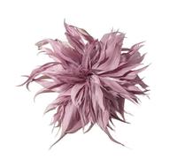 Broche de plumas Alfiler de solapa con ramillete plumas, 22 cm, multicolor for mujer(Color 03)