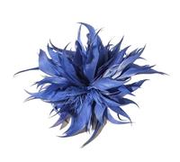 Broche de plumas Alfiler de solapa con ramillete plumas, 22 cm, multicolor for mujer(Color 05)