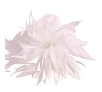 Broche de plumas artificiales colorido y moderno con personalidad for mujer y hombre, alfiler decorativo for traje de anfitrión.(Color-04)