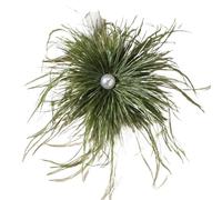 Broche de plumas Broche multicolor con ramillete de plumas 21 cm for mujer(Color 01)