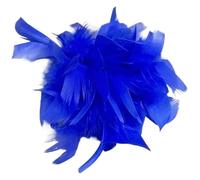 Broche de plumas Broche Ramillete De Plumas for Mujer 14cm Multicolor(Dark Blue)