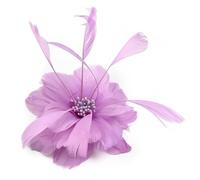 Broche de plumas colores, broche ramillete for hombres y mujeres, ropa, banquete, joyería, boda, accesorio for el cabello sombreros(Color-06)