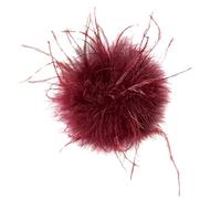 Broche de plumas de avestruz, estilo vintage de plumas para mujer, accesorio para decoración y broche con pinza para boda, banquete, fiesta, fiesta, joyería, resorte