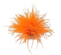 Broche de plumas para bufanda, accesorios de joyería, decoración de ropa para mujer, pin de solapa, talla única, como se describe