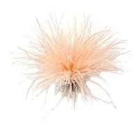 Broche de plumas, ramilletes de plumas, decoraciones de tela, Material de plumas de avestruz, broche, alfileres de solapa de plumas para mujer y hombre