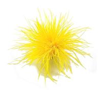Broche de plumas, ramilletes, decoración de tela, pines de solapa para mujeres y hombres, pin de ramillete de plumas, talla única, como se describe