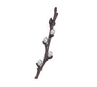 Broche de rama de árbol Wintersweet, pasador de ramillete de para reuniones formales, accesorio de joyería con cierre seguro, Pin de solapa para ocasiones formales