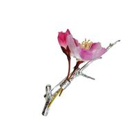 Broche de ramo floral para mujer, elegante broche de flor de aleación, accesorio de joyería para vestido, regalo, de aleación