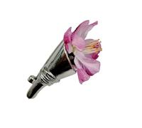 Broche de ramo floral para mujer, elegante broche de flor de aleación, accesorio de joyería para vestido, regalo, de aleación