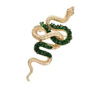 Broche de serpiente de cristal bufanda de seda pin sabiduría china festival tradicional broche insignia para accesorios decorativos, 青