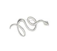 Broche de serpiente dorada que representa poder e inteligencia portátil para personas que aprecian piezas de joyería únicas, accesorios de moda, talla única, como se describe