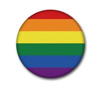 Broche de solapa con de del orgullo gay, broche de 1, 7 pulgadas para LGBTQ, ropa antioxidante, decoración de sombreros para eventos, celebración, broche de,