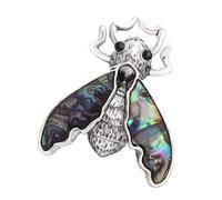 Broche de solapa con diseño de cigarra, elegante broche de diamantes de imitación, accesorio de joyería para cualquier ocasión, único, Einheitsgröße, como se describe