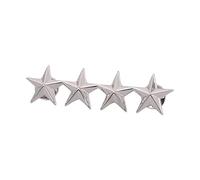 Broche de solapa de estrella de cinco puntas para mujeres y hombres, broche de solapa de metal para mujeres y hombres, broche de hombro con hebilla, round 5, Metal