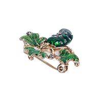 Broche de solapa para el pecho, accesorios para el cuello, diseño de pepino, bonito diseño, comodidad literaria, mano de obra creativa y exquisita, procesamiento atractivo