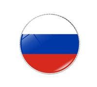 Broche de solapa patriótico, elegante, único, étnico, banderas, insignia, recuerdo, decoración de metal, broche de cristal, talla única, como se describe