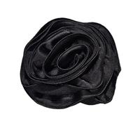 Broche de solapa xbiez rojo, accesorio de moda para fiestas y cenas, hecho a mano con diseño de flores de camelia, tela, clásico