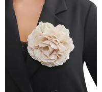Broche de tela delicada con diseño de flores para viajes y ocio