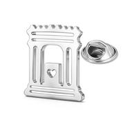 Broche de Templo Judío pin de Solapa del Segundo Templo de Jerusalén Insignia de Judaica para Mujeres y Hombres Símbolo Judío de Israel Regalo Religioso de Hanukkah Regalo Religioso para Sombrero