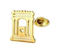 Broche de Templo Judío pin de Solapa del Segundo Templo de Jerusalén Insignia de Judaica para Mujeres y Hombres Símbolo Judío de Israel Regalo Religioso de Hanukkah Regalo Religioso para Sombrero