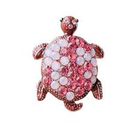 Broche de tortuga bonita con materiales de cáscara de aleación clara, accesorio portátil para chaquetas, decoración de bolsos, broche de aleación de tortuga, Einheitsgröße, como se describe