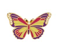 Broche decorativo de aleación con forma de mariposa para varios atuendos y perfecto como regalo para ella, One Size, como se describe