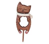 Broche decorativo para solapa, 1 pieza, broche de madera para mujer, clip con forma de animal, pin de solapa vintage, ideal para suéter, bufanda, vestido, capa, reunión, Refer to description, Madera