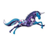 Broche del año del caballo 2026, Pin que simboliza la pureza, abalorio de fantasía Vintage, flor de pecho de aleación, gran regalo, abalorio diario, broche de caballo Retro