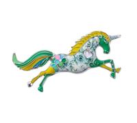 Broche del año del caballo 2026, Pin que simboliza la pureza, amuleto de fantasía Vintage, flor de pecho de aleación, gran regalo, amuleto diario, hermoso Pin con distintivo