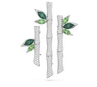 Broche Dellium, Bambú, Verde, Baño de rodio OS
