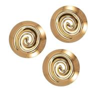 Broche Dorado para Mujer, 3 Broches para Ropa en Acero Inoxidable Dorado, Diseño en Espiral, 5.8cm para Moda, Regalos y Ocasiones Especiales, Ideal para Broches para Ropa Mujer