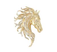 Broche Elegante Con Diseños De Caballos Materiales Aleación Para Evento Trabajo Uso Diario Colores A Elegir Broche Artesanal Joyería