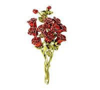 Broche Elegante Con Ramo De Rosas Para Mujer Elaborado En Aleación Resistente Para Bodas Y Eventos Formales Broche Para Atuendo Informal