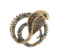 Broche Elegante Pin Animal Solapa Broche De Serpiente Ropa Brillante Joyería Mujer Textura Aleación Presente Para Ropa Fiesta Mujer