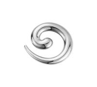 Broche en espiral para mujer, broche dorado grueso, espiral, plateado, broches minimalistas, accesorios de joyería de moda, L, Acero aleado, No es una piedra preciosa