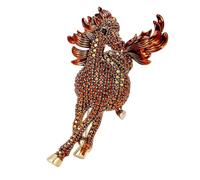Broche En Forma De Caballo,Accesorios Para Ropa Y Joyería - Broche De Rhinestone En Forma De Caballo | Para Chaquetas De Vaqueros Suéteres Sombreros Bufandas Bolsas Boda Cosplay, Se référer à