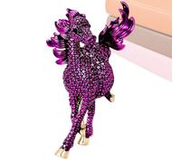 Broche en forma de caballo con pedrería, para sombreros y bufandas, chaquetas de mezclilla y bolsas para bodas, y cosplay, Se référer à la description, Zinc