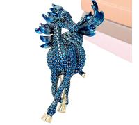 Broche En Forma De Caballo | Joya De Colección Para Mujer,Broche De Rhinestone En Forma De Caballo - Para Chaquetas De Vaqueros Suéteres Sombreros Bufandas Bolsos Boda Fiesta Cosplay, Se référer à la