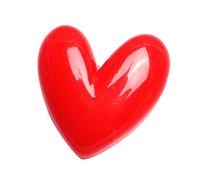 Broche en forma de corazón, broche para suéter, chal, pin de solapa de corazón rojo, broche para el día de San Valentín, broche para mujeres y niñas, accesorios de joyería de resina roja, As the