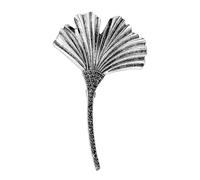 Broche en forma de hojas con cierre seguro, agradable a la piel, elegante para uso diario o fiesta de boda, One Size, como se describe