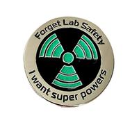 Broche esmaltado científico - de seguridad Forget Lab, Broches para