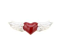 Broche Esmaltado Con Alas De Ángel Y Gota Aceite Para Mujer Alfileres Solapa Con Accesorios Joyería Metal Aleación Pin Solapa Regalo Para Mujer