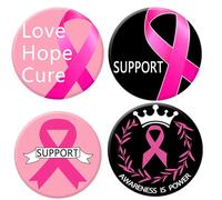 Broche esmaltado con cinta rosa para concienciación sobre el cáncer de mama, accesorio de joyería para mujer, regalo para el cáncer de mama, médico, enfermera, ayuda a amar a las mujeres