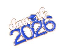 Broche esmaltado de aleación Zn para gorra de graduación del año 2026 para estudiantes, logros académicos, recuerdos y graduados, One Size, como se describe